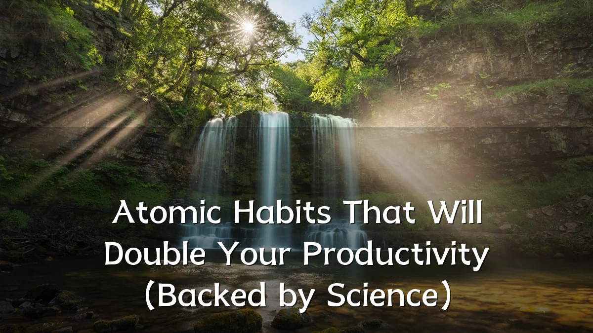 Atomic Habits That Will Double Your Productivity (Backed by Science)