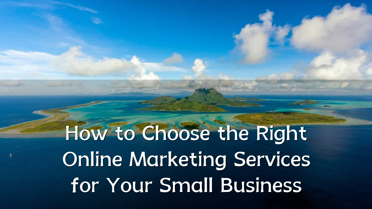 How to Choose the Right Online Marketing Services for Your Small Business