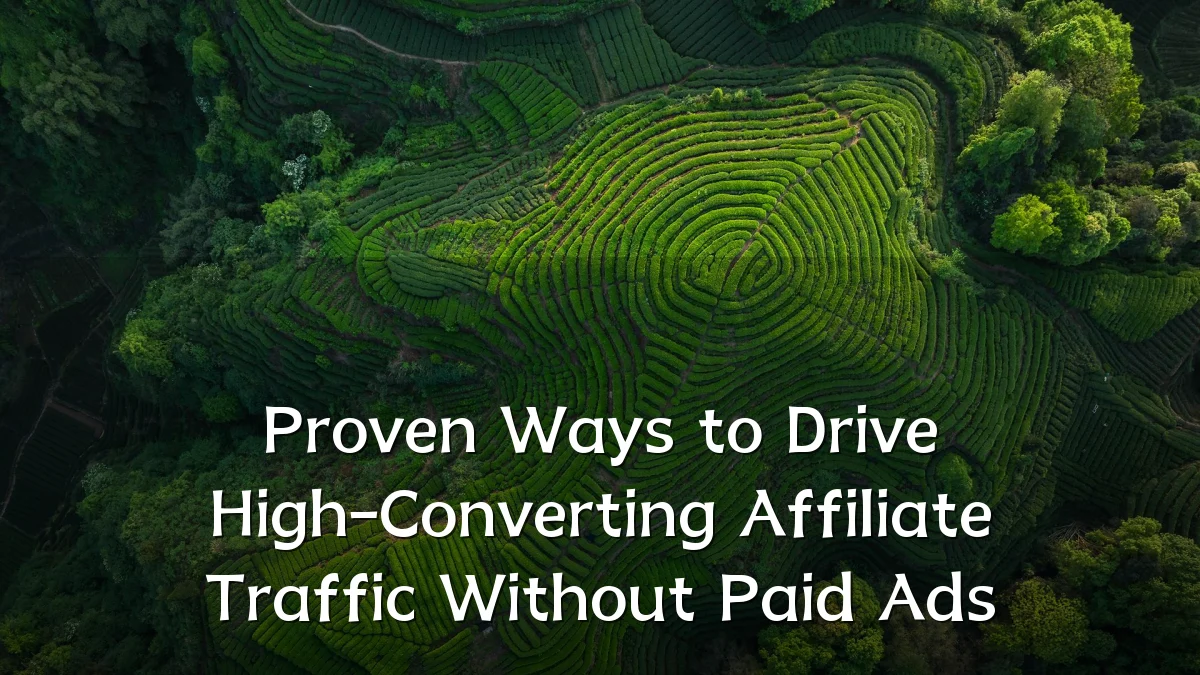 Proven Ways to Drive High-Converting Affiliate Traffic Without Paid Ads