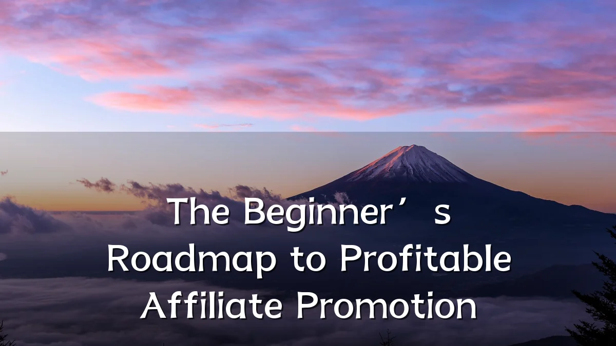 The Beginner’s Roadmap to Profitable Affiliate Promotion