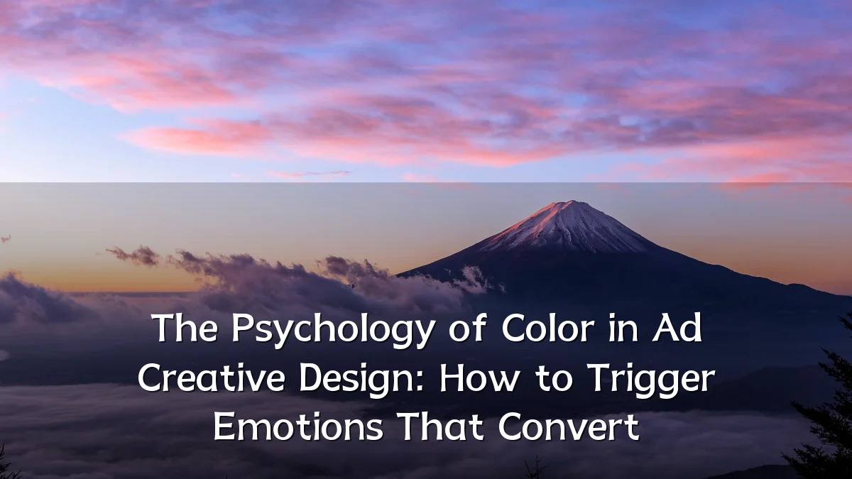 The Psychology of Color in Ad Creative Design: How to Trigger Emotions That Convert